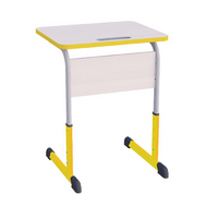 Парта одноместная Smarty Key с полиуретановой кромкой регулируемая по высоте  - «globural.ru» - Апрелевка