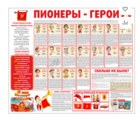 Тематический стенд "Пионеры-герои" - «globural.ru» - Апрелевка