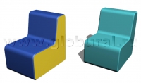 Прямоугольный стул 50*60*60/32см (ВИК) - «globural.ru» - Апрелевка