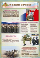 Стенд "На службе Отечеству" (вариант 1) - «globural.ru» - Апрелевка