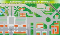 Доска магнитно-маркерная панорамная "Дорожное движение в городе" - «globural.ru» - Апрелевка