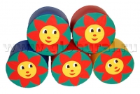 Пуфик «Солнышко» d=40*20см (ВИК) - «globural.ru» - Апрелевка