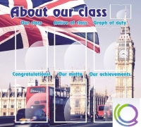 Стенд "About our class" - «globural.ru» - Апрелевка