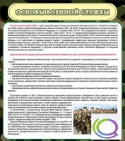 Стенд "Основы военной службы" - «globural.ru» - Апрелевка