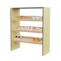 Полка для обуви во входную группу из коллекции мебели «НЕГА» (цвет желтый) - «globural.ru» - Апрелевка