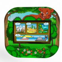 Профессиональный сенсорный настенный логопедический комплекс Мишка Logo 2 - «globural.ru» - Апрелевка