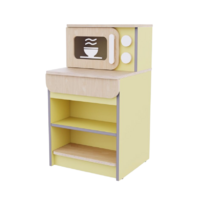 Модуль с микроволновкой из коллекции «НЕГА» (желтый) - «globural.ru» - Апрелевка