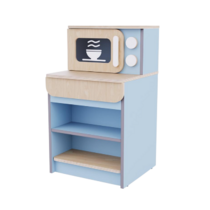 Модуль с микроволновкой из коллекции «НЕГА» (голубой) - «globural.ru» - Апрелевка