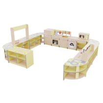 Игровая зона «Островок мастеров» из коллекции мебели «НЕГА» (желтый) - «globural.ru» - Апрелевка