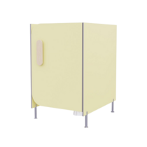 Гигиеническая кабинка из коллекции «НЕГА» (цвет желтый) - «globural.ru» - Апрелевка