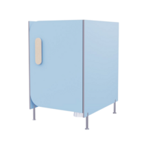 Гигиеническая кабинка из коллекции «НЕГА» (цвет голубой) - «globural.ru» - Апрелевка
