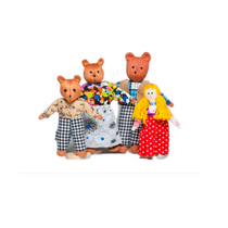 Набор шагающих кукол к сказке "Три медведя" - «globural.ru» - Апрелевка