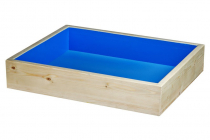 Юнгианская песочница 40*50 для песка и влажного песка + 5 кг песка в комплекте с крышкой - «globural.ru» - Апрелевка