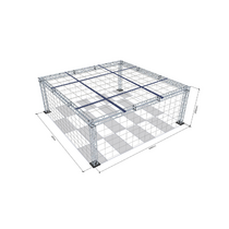 Огражденное пространство с защитной сеткой для безопасного пилотирования 8х8х3м  - «globural.ru» - Апрелевка
