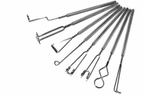 Комплект массажных логопедических зондов на толстых ручках с накаткой (по Новиковой Е.В.). Основной комплект из 8-ми зондов - «globural.ru» - Апрелевка