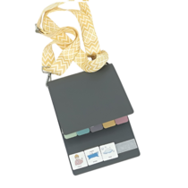 Коммуникативная книга с карточками PECS/ПЭКС (Маленькая, цвет серый) - «globural.ru» - Апрелевка