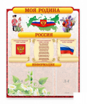 Стенд "Наша родина Россия" - «globural.ru» - Апрелевка