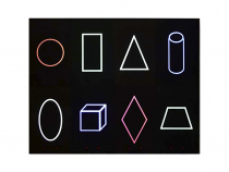 Панель "Цветные фигуры-8" (вариант 1) - «globural.ru» - Апрелевка