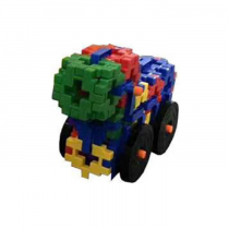 Набор для конструирования «Строительные интерактивные блоки стандарт» Комплект №3 "Машинка с колесами" - «globural.ru» - Апрелевка