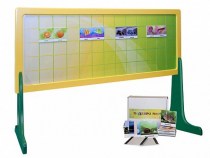 Двухстороннее магнитно-маркерное панно "Подбери пару" с комплектом тематических магнитов - «globural.ru» - Апрелевка