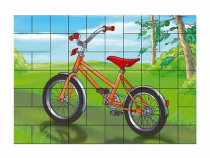 Магниты-пазлы "Велосипед" - «globural.ru» - Апрелевка