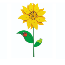 Сенсомоторное декоративно-развивающее панно "Подсолнух" - «globural.ru» - Апрелевка