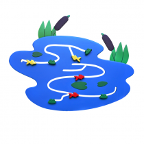 Сенсомоторное декоративно-развивающее панно "Река" - «globural.ru» - Апрелевка