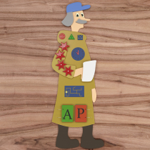 Бизиборд "Почтальон Печкин" - «globural.ru» - Апрелевка