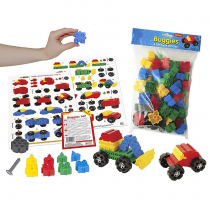 Конструктор "Транспортные средства" 64 детали - «globural.ru» - Апрелевка