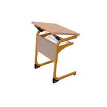 Стол ученический одноместный с регулировкой наклона столешницы на плоскоовальной трубе 3-5 гр.р - «globural.ru» - Апрелевка