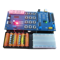 Набор для быстрого прототипирования электронных устройств на основе микроконтроллерной платформы "Макрошилд MS1-16 KV" - «globural.ru» - Апрелевка