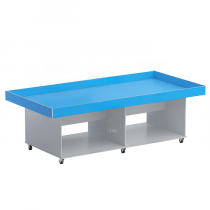 Стол для робототехники с полками (серый/синий) - «globural.ru» - Апрелевка