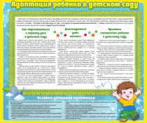 Стенд "Адаптация ребенка в детском саду" - «globural.ru» - Апрелевка