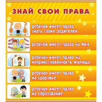 Стенд "Знай свои права" - «globural.ru» - Апрелевка