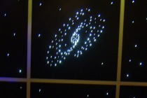 Потолок "Звездное небо с анимационным фибероптическим эффектом галактика" - «globural.ru» - Апрелевка