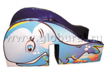 Горка "Кит" для сухого бассейна - «globural.ru» - Апрелевка