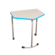 Стол модульный трапециевидный Flexy с полиуретановой кромкой - «globural.ru» - Апрелевка