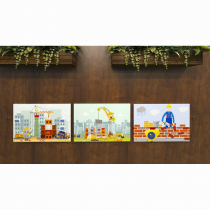 Комплект настенных панелей «Стройка» - «globural.ru» - Апрелевка