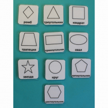Набор карточек "Геометрические фигуры" - «globural.ru» - Апрелевка