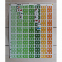 Панель для визуального расписания с цветными ячейками - «globural.ru» - Апрелевка