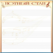 Доска магнитно-маркерная "Нотный стан" - «globural.ru» - Апрелевка