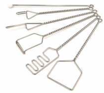 Комплект "Постановочные зонды на витых ручках с колечком (шарик фторопласт) (6 штук) - «globural.ru» - Апрелевка