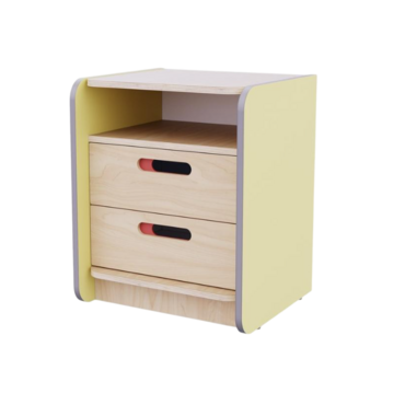 Тумба к письменному столу воспитателя из коллекции «НЕГА» (цвет желтый) - «globural.ru» - Апрелевка