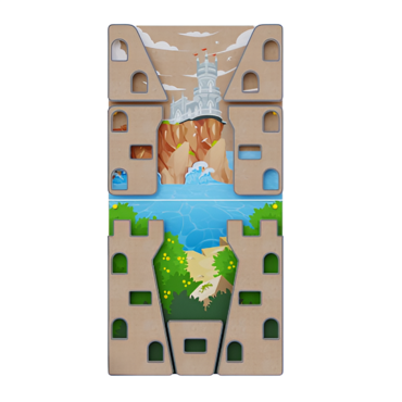 Скалодром для детей «Замок Ласточкино Гнездо в Крыму» из серии «Моя Россия» - «globural.ru» - Апрелевка