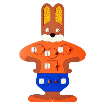 Бизиборд «Зайчик- Побегайчик» - «globural.ru» - Апрелевка