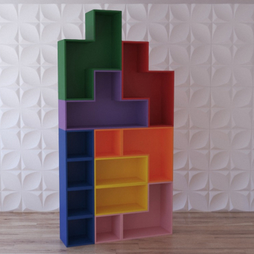 Стеллаж для игрушек "Цветная стройка" - «globural.ru» - Апрелевка