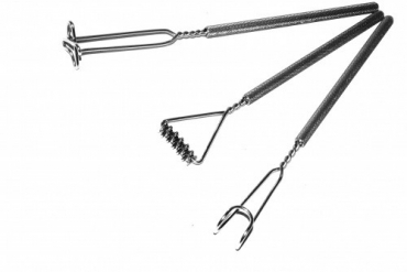 Комплект массажных логопедических зондов "Универсальный" на толстых ручках с накаткой (3 штуки) - «globural.ru» - Апрелевка