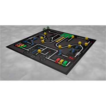 Соревновательное поле с элементами MakeX Stater Arenas Kit - «globural.ru» - Апрелевка