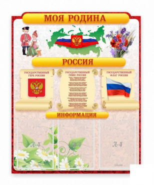Стенд "Наша родина Россия" - «globural.ru» - Апрелевка