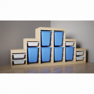 Стеллаж «Голубые облака» - «globural.ru» - Апрелевка